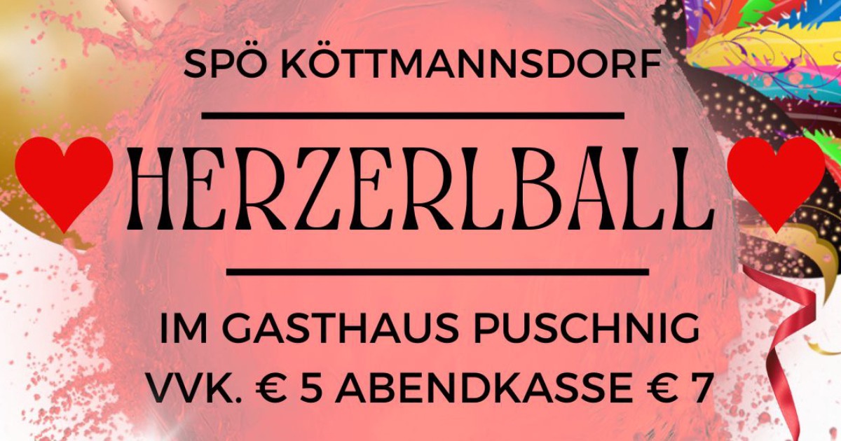 Herzerlball der SP&Ouml; K&ouml;ttmannsdorf